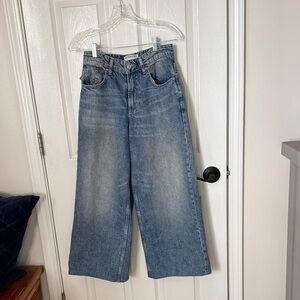 We The Free Distressed Blue Denim Jeans